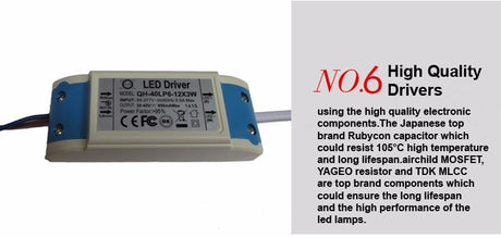 Downlight LED 7W 12W 20W 30W 40W 85-265V Dimmable LED Recessed COB Ceiling Down Lights Bathroom Kitchen Spot Lighting