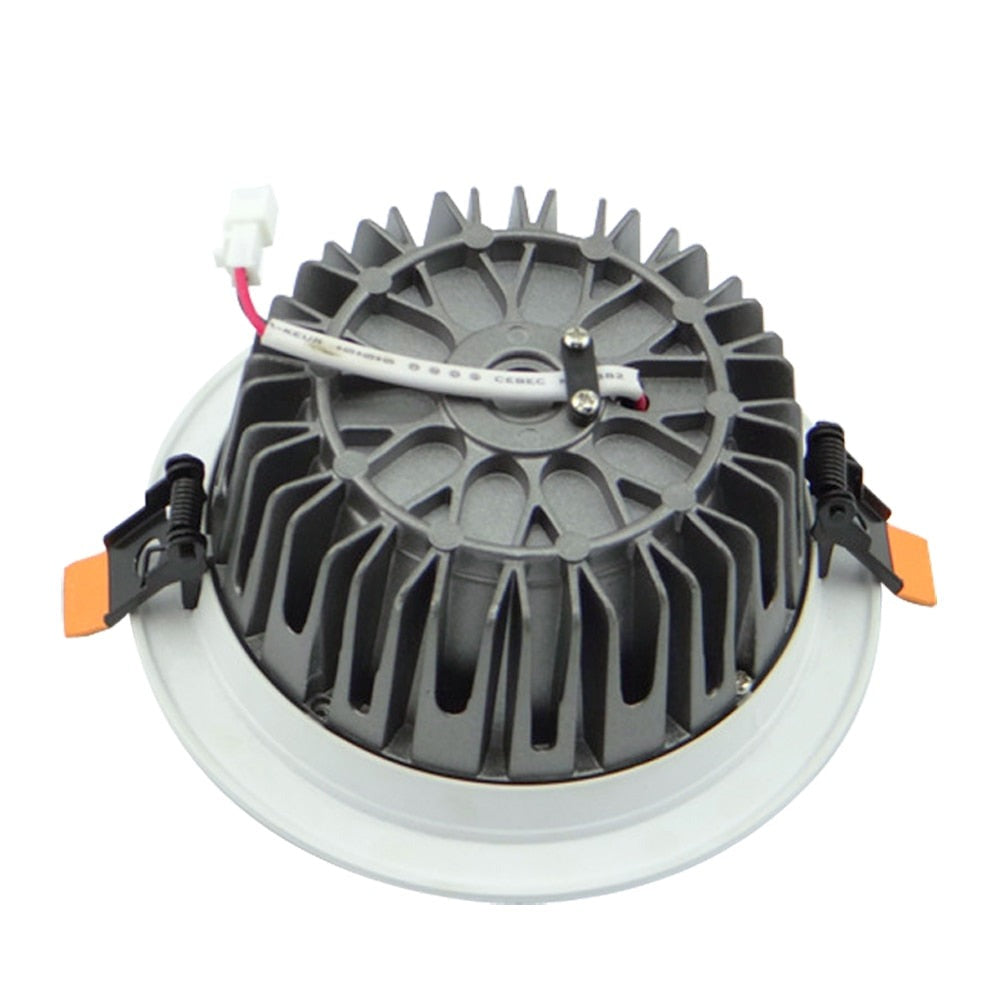 Downlight LED 7W 12W 20W 30W 40W 85-265V Dimmable LED Recessed COB Ceiling Down Lights Bathroom Kitchen Spot Lighting