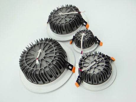 Downlight LED 7W 12W 20W 30W 40W 85-265V Dimmable LED Recessed COB Ceiling Down Lights Bathroom Kitchen Spot Lighting