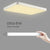 Ultra Thin Square LED Panel Light 72W LED Surface Ceiling Downlight Lamp For Bathroom Kitchen Living Lamp Day/Warm White Dimmable