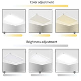 Ultra Thin Square LED Panel Light 72W LED Surface Ceiling Downlight Lamp For Bathroom Kitchen Living Lamp Day/Warm White Dimmable