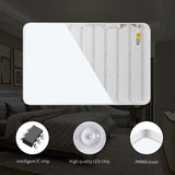 Ultra Thin Square LED Panel Light 72W LED Surface Ceiling Downlight Lamp For Bathroom Kitchen Living Lamp Day/Warm White Dimmable