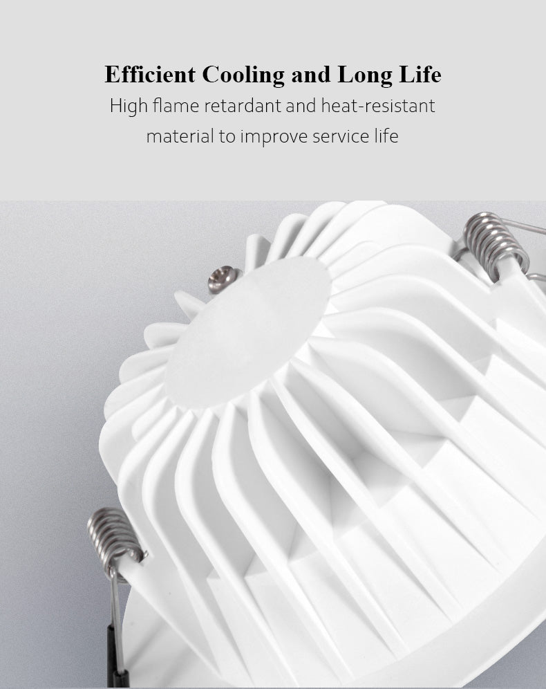  LED Downlight 3W 5W 7W Recessed Round LED Spot Lighting Bedroom Kitchen Indoor LED Down Light Lamp