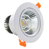 Downlight  LED Dimmable  Lamp 3w 5w 7W 12w 15w 20w  30w 40w Cob Led Spot 220V/110V Ceiling Recessed round panel light