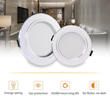 LED Downlight AC 220V 230V 240V White Body Ceiling light 5W 9W 12W 15W 18W Lampada Led spotlight for Bedroom room
