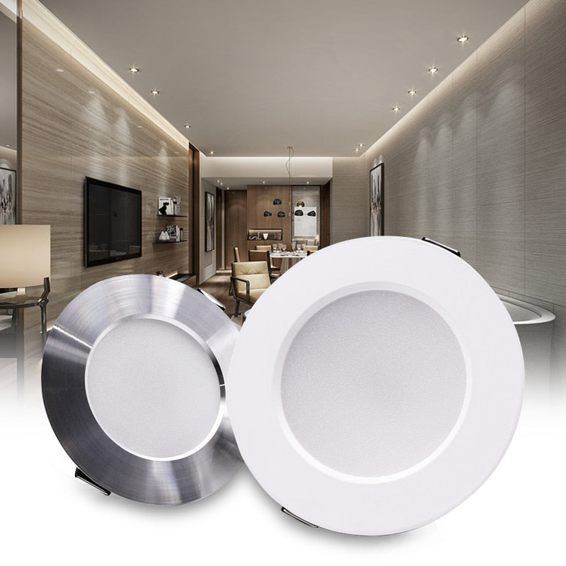 LED Downlight 5W 7W 9W 12W 15W Recessed Round LED Ceiling Lamp AC 220V 230V 240V Warm White Cold White Indoor Lighting