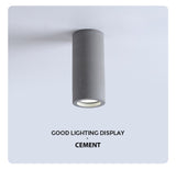 Industrial Style Cement Spotlight Bedside Hanging Wire GU10 Foyer Restaurant Coffee Decoration Downlight Retro Spotlights