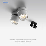 Dimmable Surface Mounted LED COB Downlight 20W/24W Rotating LED Spot Light Ceiling Lamp with LED Driver AC110V/220V