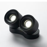 Dimmable Surface Mounted LED COB Downlight 20W/24W Rotating LED Spot Light Ceiling Lamp with LED Driver AC110V/220V