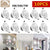 JUNEJOUR 10 PCS 3/5/7W 220-240V Dimmable LED Ceiling Downlight Recessed Cabinet Wall Spot Light Down Lamp Spot Light