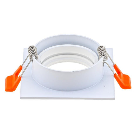 10PCS Black White Silver Round Recessed LED Ceiling Light Adjustable Frame MR16 GU10 Bulb Fixture Downlight Holder Cutout 65mm - LED Lights For Sale : Affordable LED Solutions : Wholesale Prices