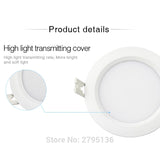 LED 6W RGB+CCT Waterproof led downlights IP54 110V 220v Moistureproof smart Led light recessed led ceiling for living room bathroom