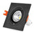 LED Downlight 10pcs/lot Black Recessed Square Downlight Holder Adjustable Frame for LED GU10 MR16