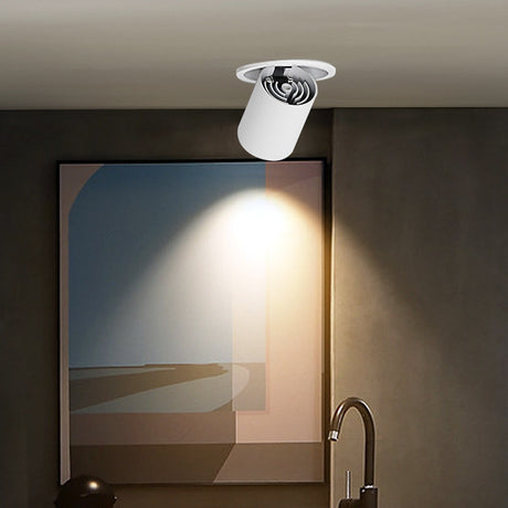  LED Downlight Dimmable 7W 12W Modern Recessed Ceiling Spotlight Artwork Adjustable Loft Décor's Lamps Led Spot Lights