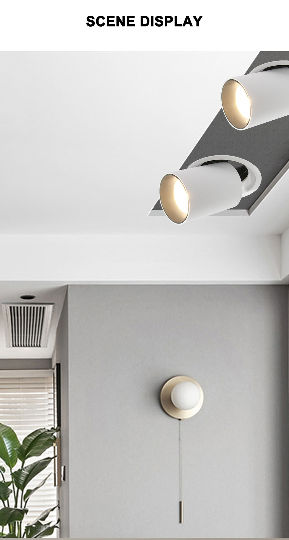  LED Downlight Dimmable 7W 12W Modern Recessed Ceiling Spotlight Artwork Adjustable Loft Décor's Lamps Led Spot Lights