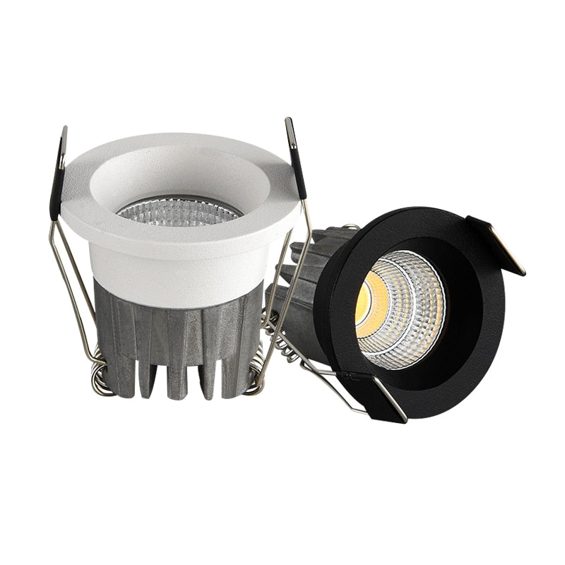 LED mini 10 pcs Downlight Under Cabinet Spot Light 3W for Ceiling Recessed Lamp AC85-265V Dimmable Down lights with driver