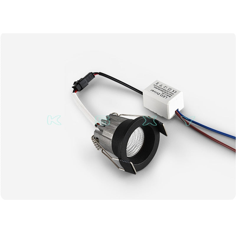 LED mini 10 pcs Downlight Under Cabinet Spot Light 3W for Ceiling Recessed Lamp AC85-265V Dimmable Down lights with driver