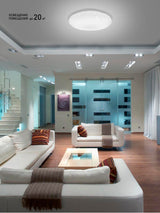 Controlled LED Downlight Saturn 60W r-470-shiny/white-220-ip44/2019