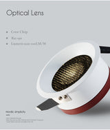 Led Downlight Anti-glare Led Recessed Ceiling Downlight Aluminum Honeycomb Indoor Spot Led Lamp Living Room Bedroom Ceiling Lamp