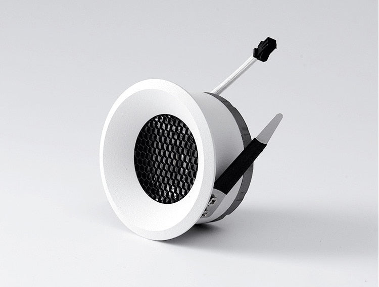 New 2020 Honeycomb Nest Anti Glare Lens COB Recessed Downlight 5W 7W 12W 15W Round LED Ceiling Spot Light Pic Background