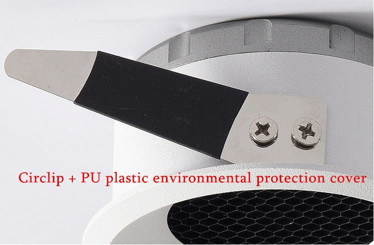 New 2020 Honeycomb Nest Anti Glare Lens COB Recessed Downlight 5W 7W 12W 15W Round LED Ceiling Spot Light Pic Background