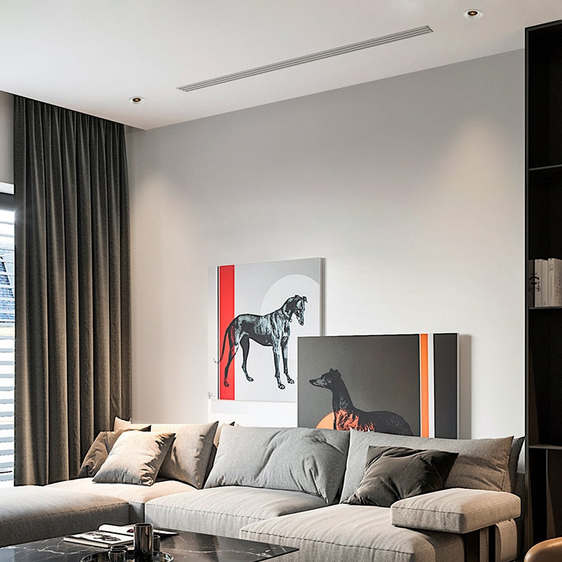 Aisilan LED Ultra-thin spot light honeycomb anti-glare downlight living room bedroom Aperture size 7.5CM hole light