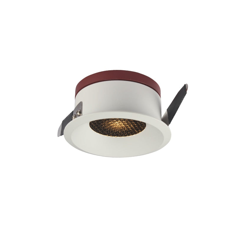 Aisilan LED Ultra-thin spot light honeycomb anti-glare downlight living room bedroom Aperture size 7.5CM hole light