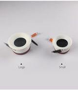 Aisilan LED Ultra-thin spot light honeycomb anti-glare downlight living room bedroom Aperture size 7.5CM hole light