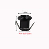 Silvery/Black/White/Golden Mini LED Downlights 1W 3W 20mm 85V-265V Jewelry Display Ceiling Recessed Cabinet Spot Lamp DC12 24V