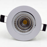 GD 4pcs 7W 10W LED Recessed Downlight Dimmable 12W 15W Spot LED COB Downlights AC85-265V AC220V AC110V Dimmable LED Spot Light
