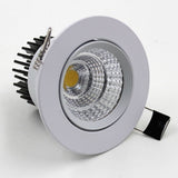 GD 4pcs 7W 10W LED Recessed Downlight Dimmable 12W 15W Spot LED COB Downlights AC85-265V AC220V AC110V Dimmable LED Spot Light