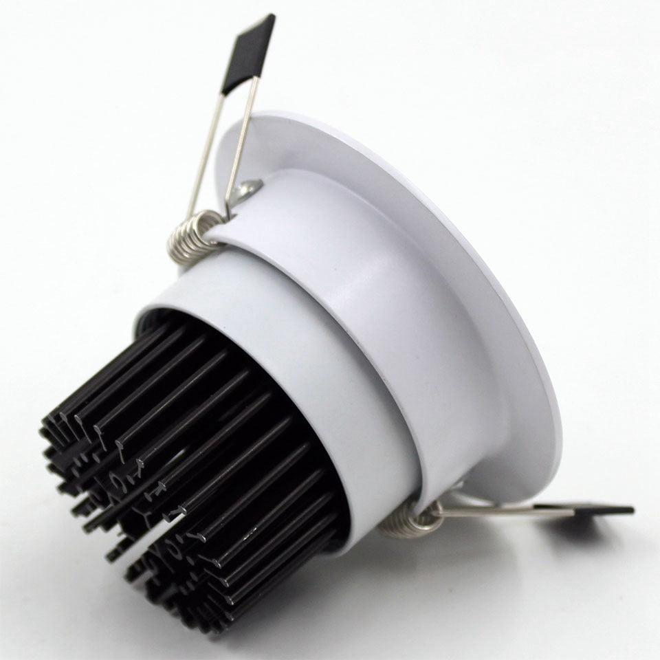 GD 4pcs 7W 10W LED Recessed Downlight Dimmable 12W 15W Spot LED COB Downlights AC85-265V AC220V AC110V Dimmable LED Spot Light