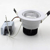 GD 4pcs 7W 10W LED Recessed Downlight Dimmable 12W 15W Spot LED COB Downlights AC85-265V AC220V AC110V Dimmable LED Spot Light