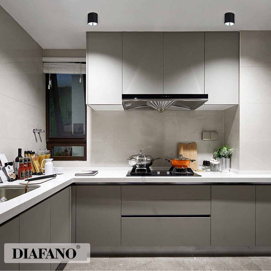 LED waterproof Ip65 COB Ceiling outdoor Surface Mounted 8W 12W 15W 20W 30W AC85-265V LED downlight Hotel villa home lighting