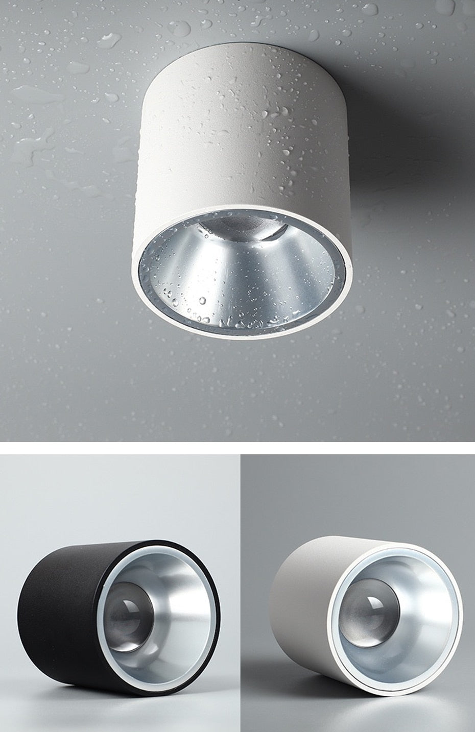 LED waterproof Ip65 COB Ceiling outdoor Surface Mounted 8W 12W 15W 20W 30W AC85-265V LED downlight Hotel villa home lighting