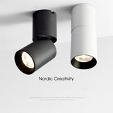 Surface Mounted Led Downlight 7W 12W Dimmable Ceiling Downlight 360 Degree Rotatable Spot light For Living Room Store Spot light