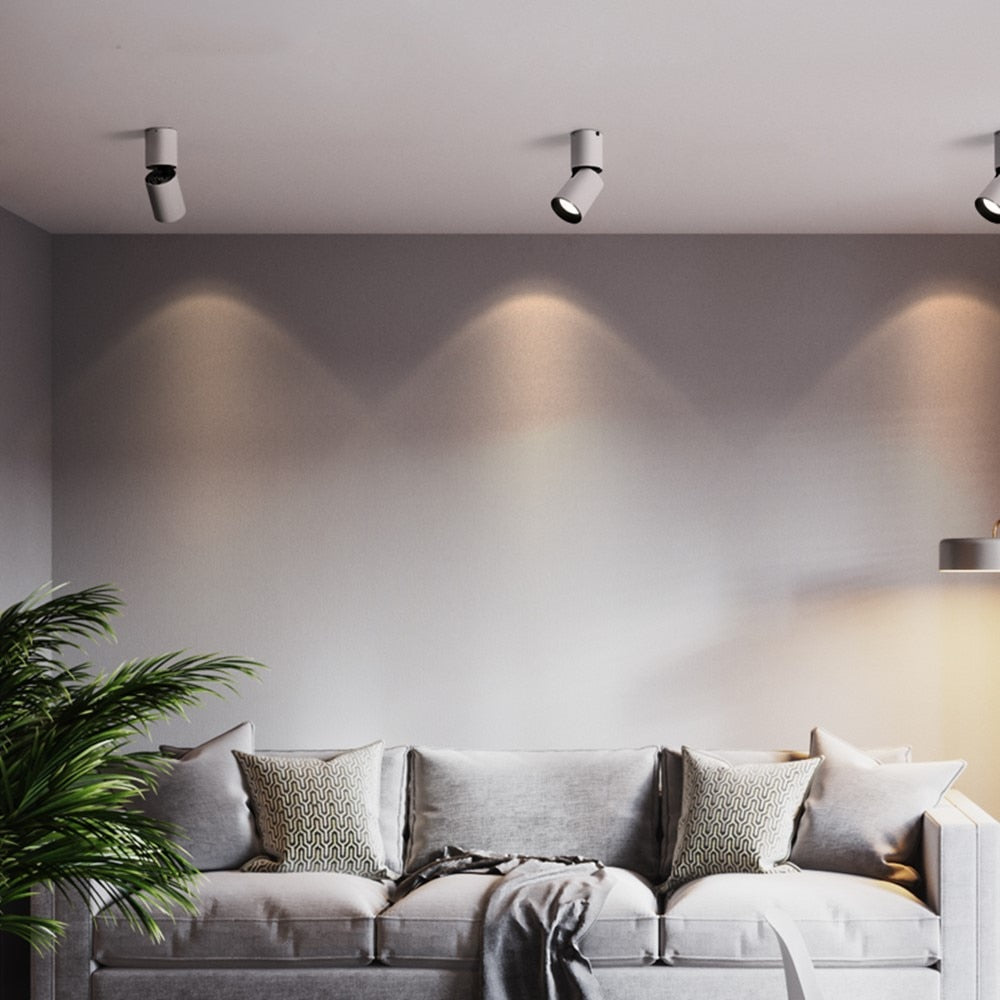 Surface Mounted Led Downlight 7W 12W Dimmable Ceiling Downlight 360 Degree Rotatable Spot light For Living Room Store Spot light