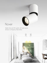 Surface Mounted Led Downlight 7W 12W Dimmable Ceiling Downlight 360 Degree Rotatable Spot light For Living Room Store Spot light