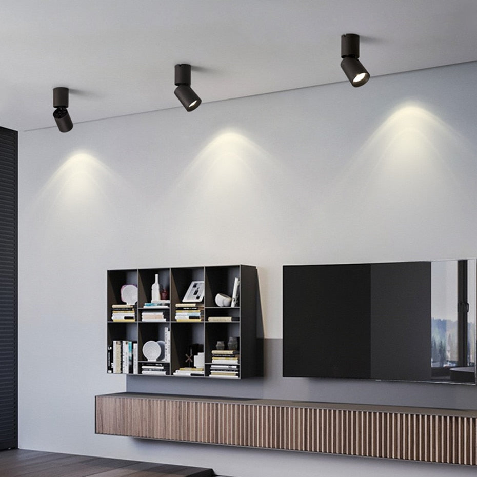 Surface Mounted Led Downlight 7W 12W Dimmable Ceiling Downlight 360 Degree Rotatable Spot light For Living Room Store Spot light