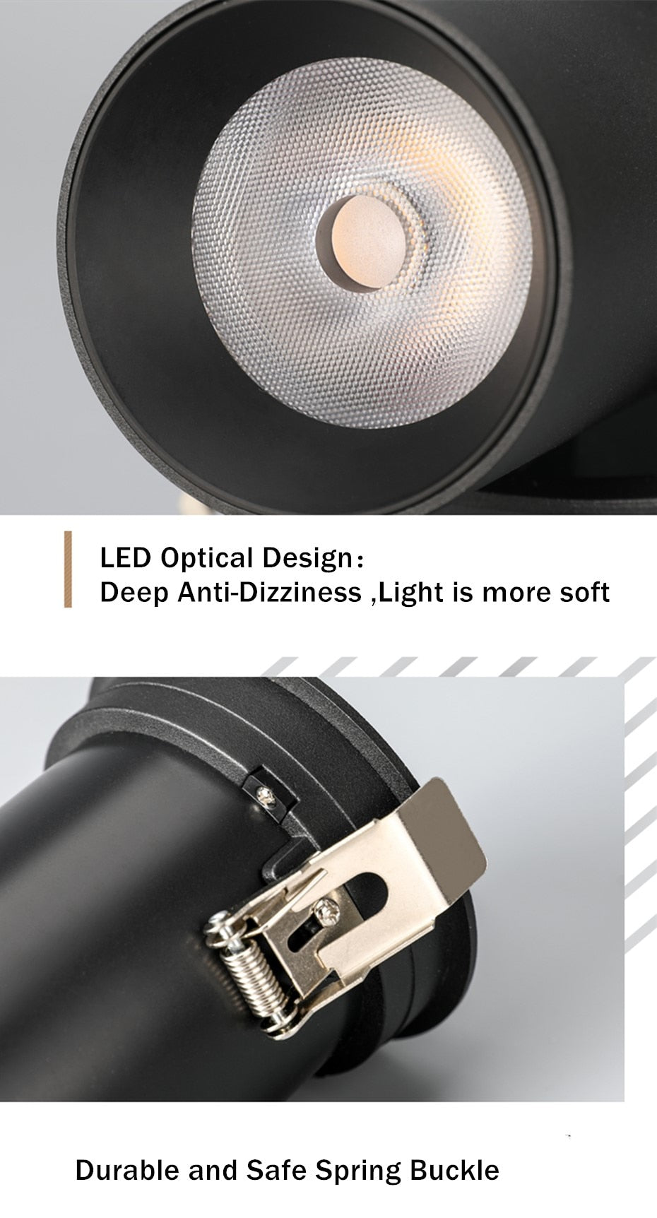 Dimmable Recessed 7W 12W Led Downlight Indoor Ceiling Lamp Angle Adjustable Spot Led Lighting For Living Room Clothes Store