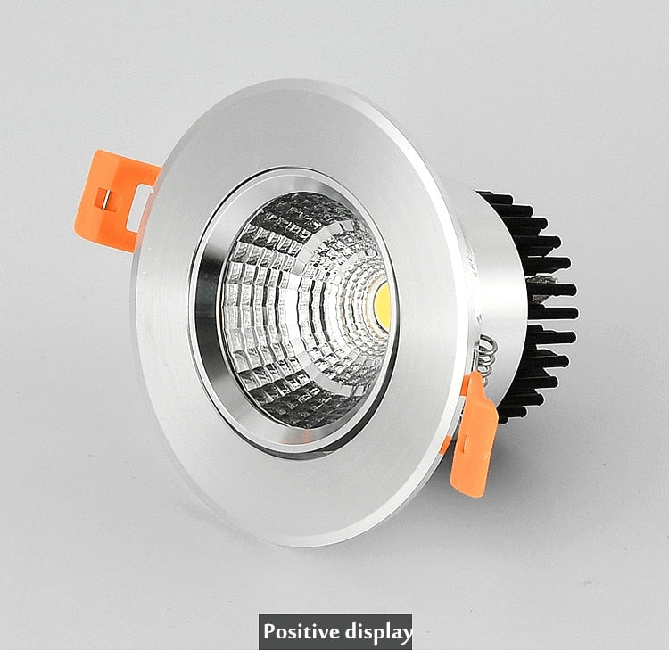LED Downlight 10pcs/lots Round Recessed Lamp 5W 7W 9W 12W 15W 20W 30W LED Dimmable Ceiling Lamp Spot Light For Home Illumination