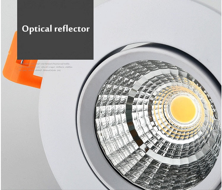 LED Downlight 10pcs/lots Round Recessed Lamp 5W 7W 9W 12W 15W 20W 30W LED Dimmable Ceiling Lamp Spot Light For Home Illumination