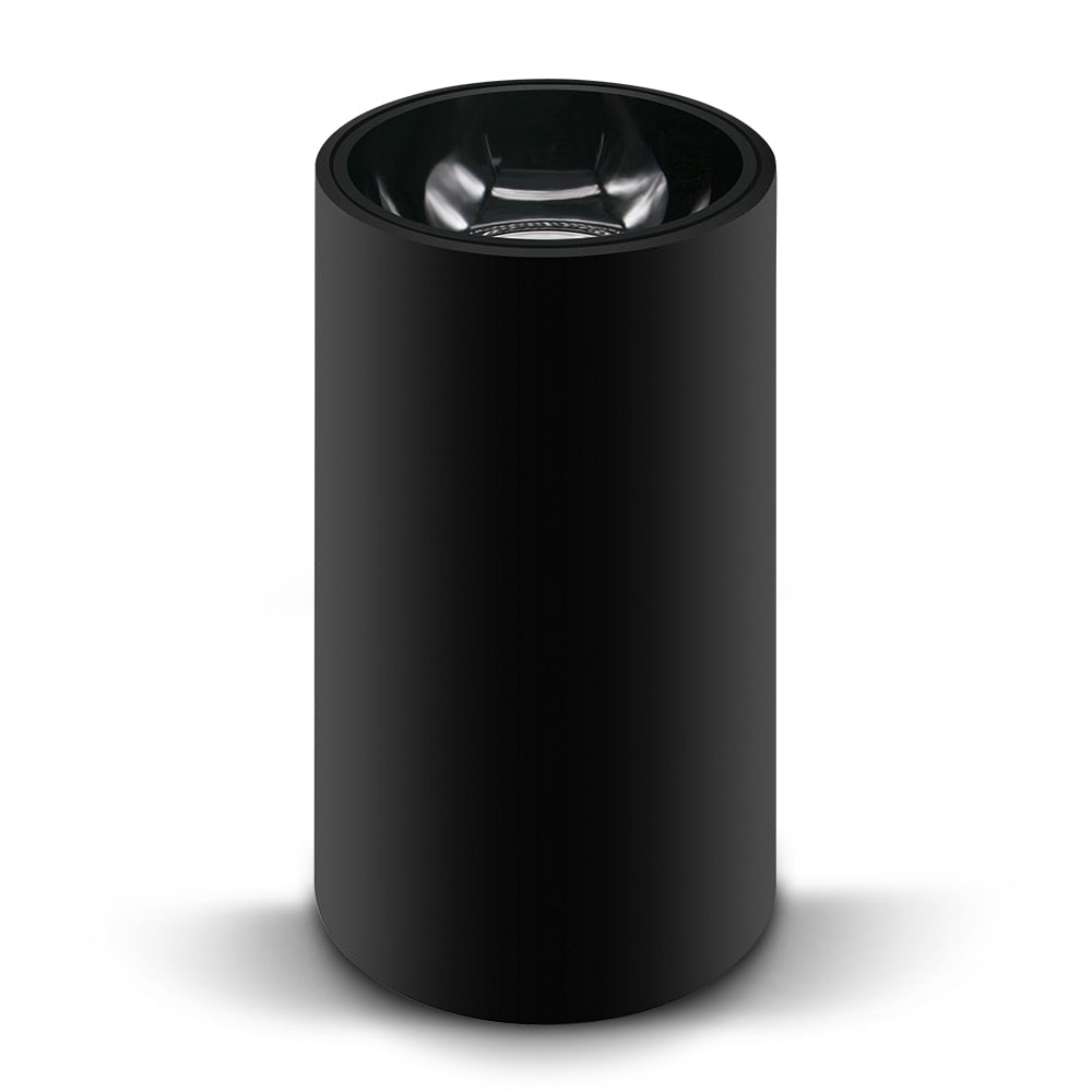 DBF Shining Reflector Surface Mounted Downlight 15W 20W AC85-265V White/Black Body Spot Light for Living Room Bedroom Hallway