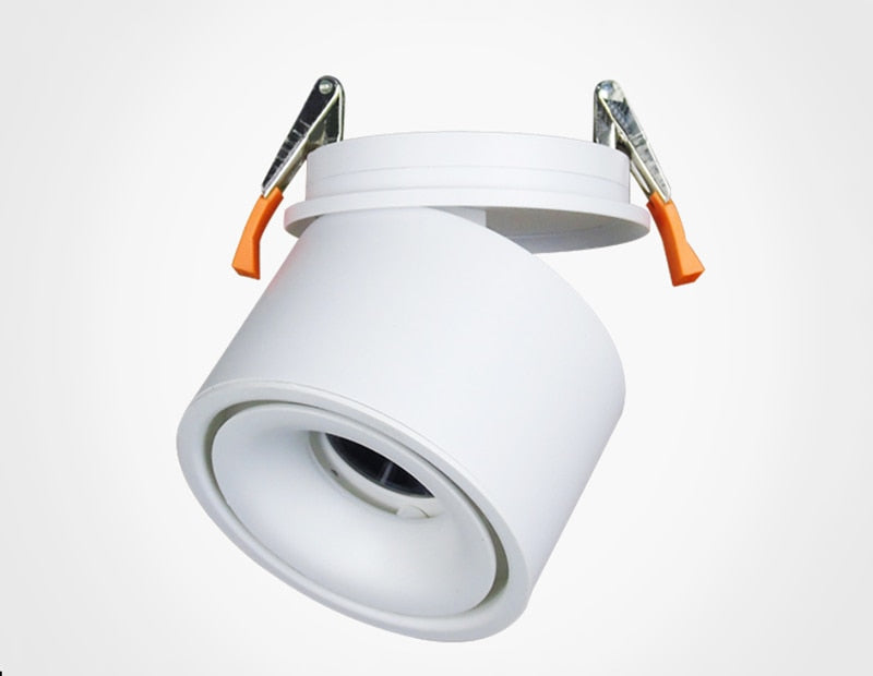 Foldable Recessed Dimmable COB LED Downlights 7W 10W 12W 15W LED Ceiling Spot lights AC110-240V LED Ceiling Lamp Indoor Lighting