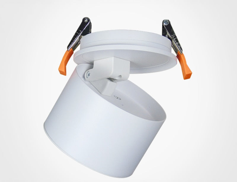 Foldable Recessed Dimmable COB LED Downlights 7W 10W 12W 15W LED Ceiling Spot lights AC110-240V LED Ceiling Lamp Indoor Lighting