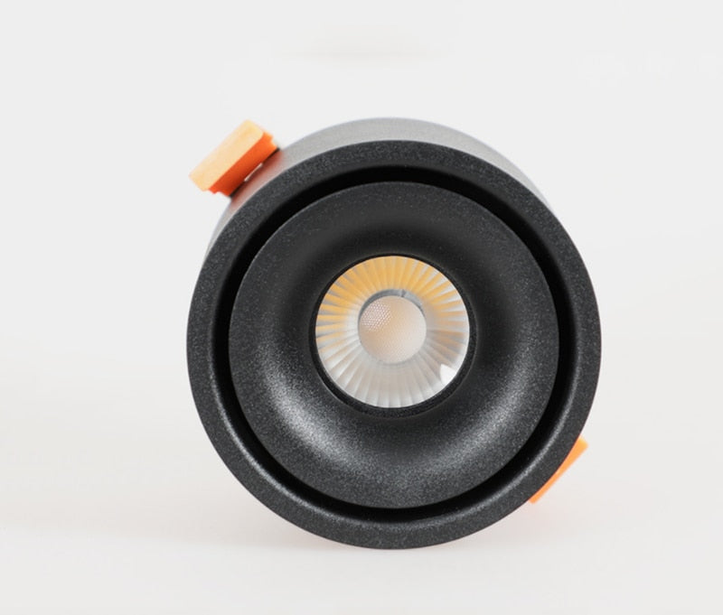 Foldable Recessed Dimmable COB LED Downlights 7W 10W 12W 15W LED Ceiling Spot lights AC110-240V LED Ceiling Lamp Indoor Lighting