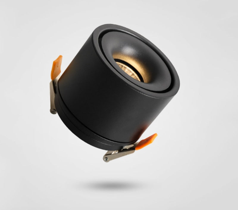 Foldable Recessed Dimmable COB LED Downlights 7W 10W 12W 15W LED Ceiling Spot lights AC110-240V LED Ceiling Lamp Indoor Lighting