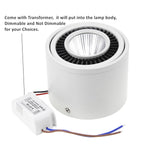 DBF Angle Adjustable Dimmable Surface Mounted Downlight Ceiling Lamp 5W 7W 9W 15W LED COB Spot Light AC110/220V Ceiling Light