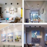 Dimmable Surface Mounted LED COB Downlight 5W/7W/9W/15W LED Lamp AC85V-265V Ceiling Spot Light with LED Driver White/Warm White