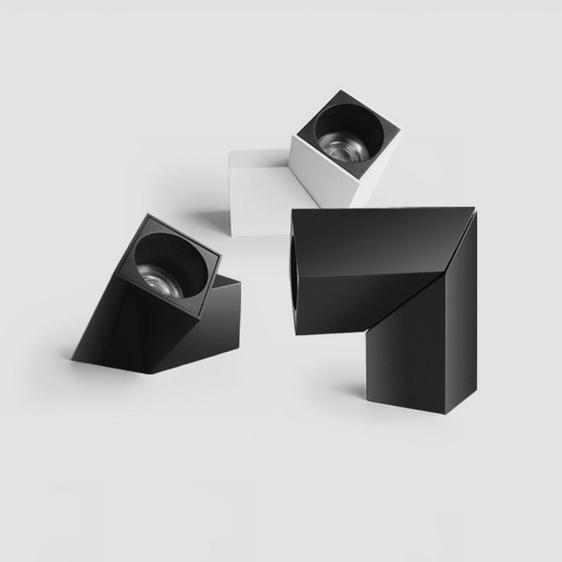 Dimmable Folding Rotation LED Downlights 10W 15W 20W COB LED Ceiling Spot Lights AC85~265V LED Background Lamps Indoor Lighting